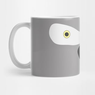 African Grey Parrot Halloween Costume Mug